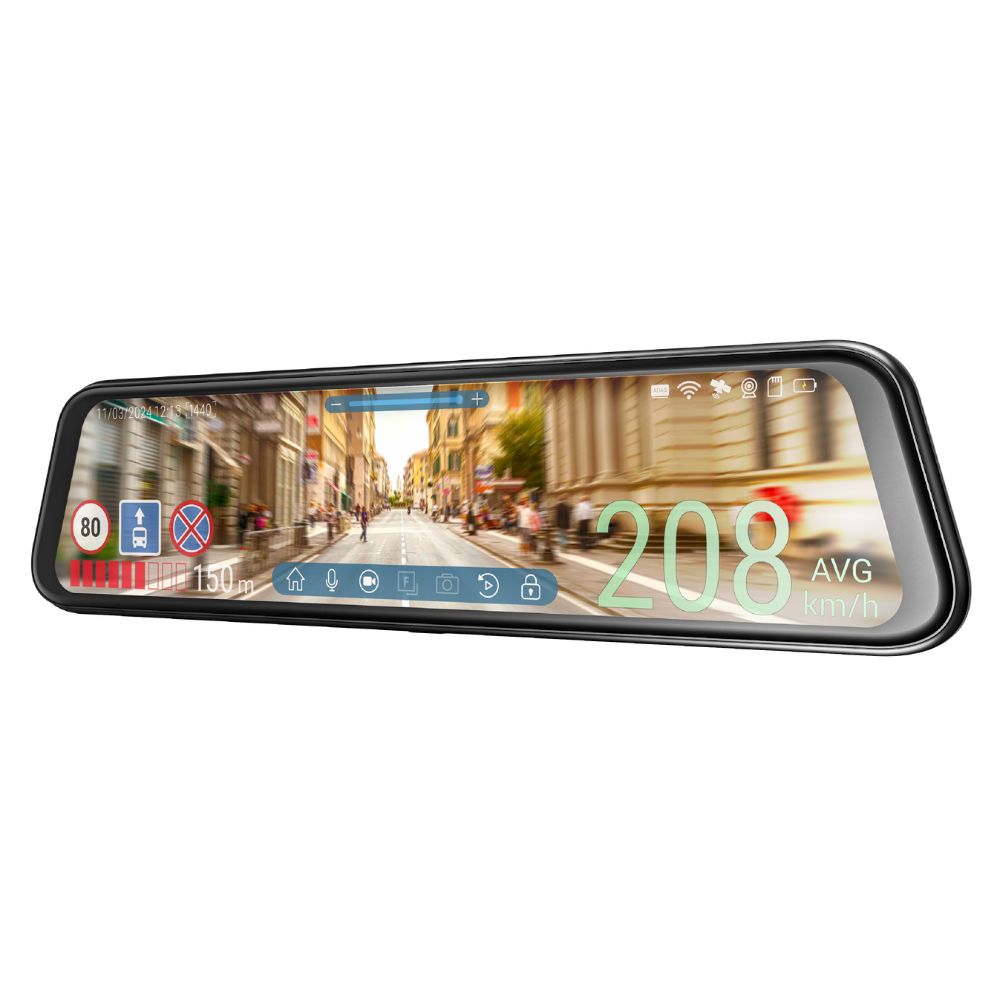 Navitel MR750 SMART 2K Dash Cam Front and Rear Quad HD DVR